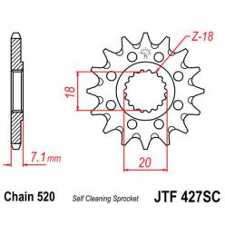 Звездочка передняя JT Sprockets (шаг 520 ) JT JTF427
